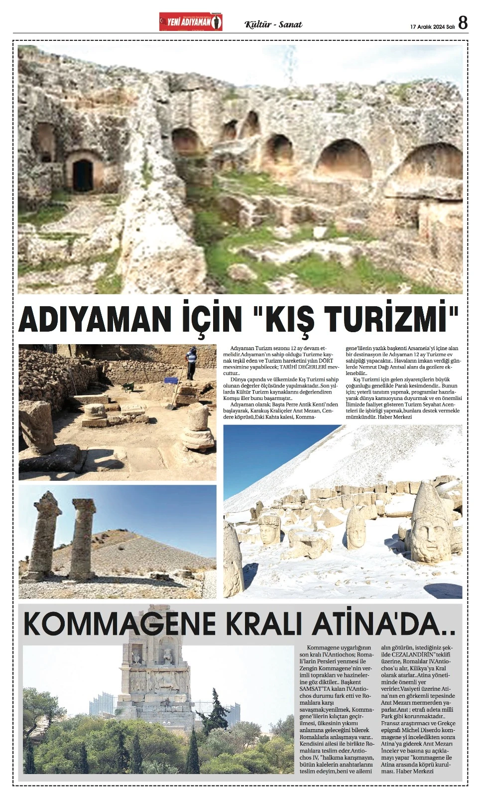 17 Aralık Salı - Yeni Adıyaman Gazetesi