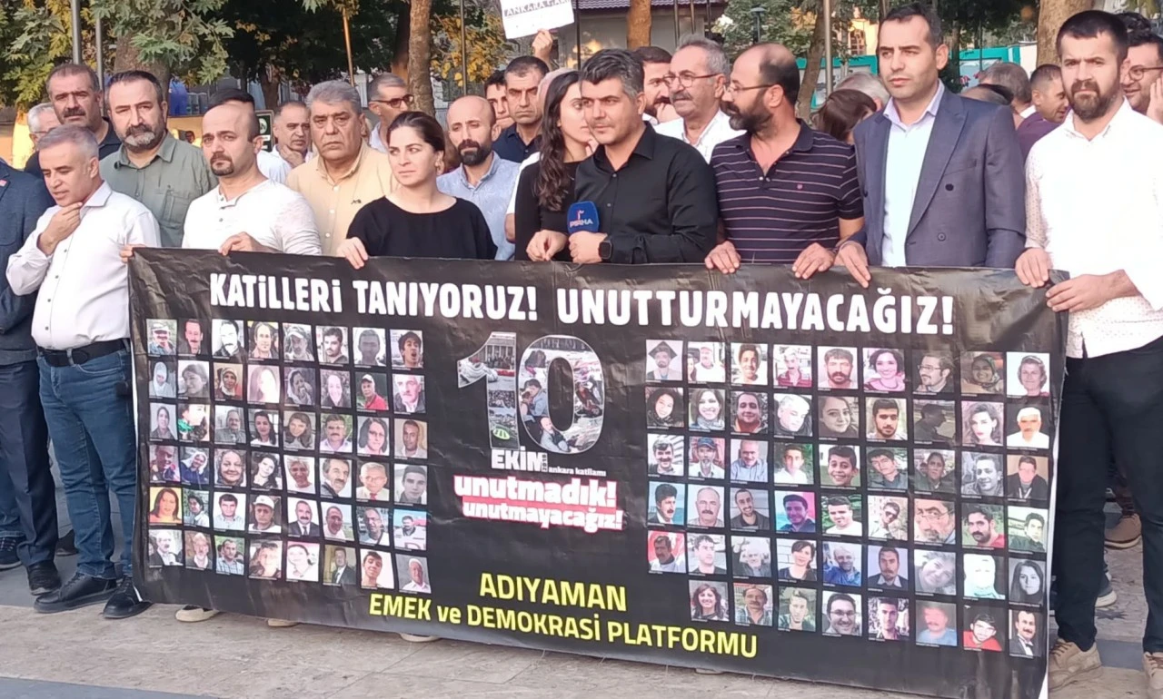 10 EKİM KATLİAMINI UNUTMAYACAĞIZ, UNUTTURMAYACAĞIZ!