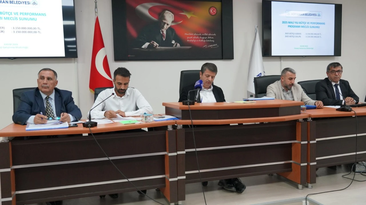 Adıyaman Belediyesinin 2025 yılı bütçesi onaylandı… Başkan Tutdere: “Bu bütçe depremde binlerce şehit vermiş Adıyaman halkının parasıdır”