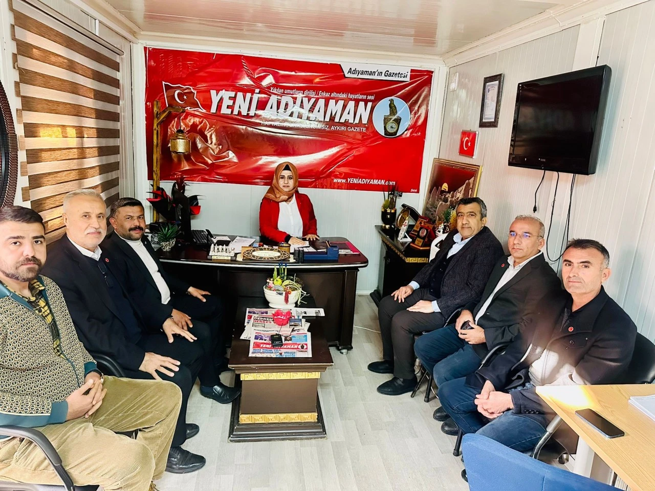 Adıyaman Yeniden Refah Partisi İl Başkanı, Yeni Adıyaman Gazetesi’ni Ziyaret Etti