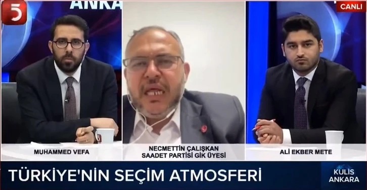 Çalışkan’dan Seçim Atmosferi Değerlendirmesi