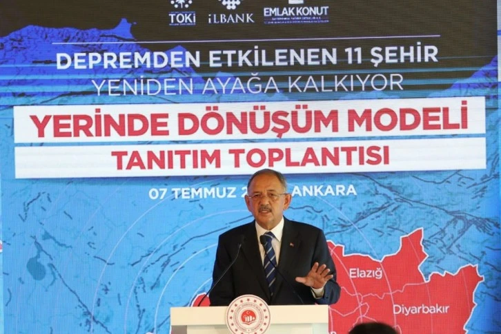 Deprem bölgesinin ihya ve inşası için yeni bir dönem başlıyor 