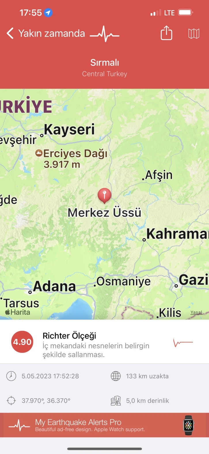 Korkutan deprem..