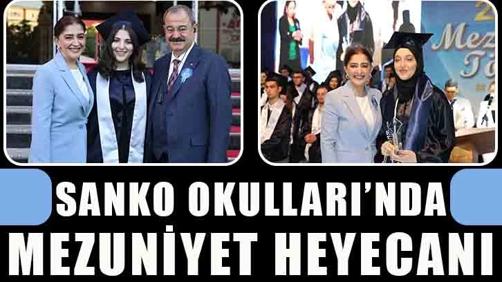 SANKO Okulları’nda mezuniyet heyecanı