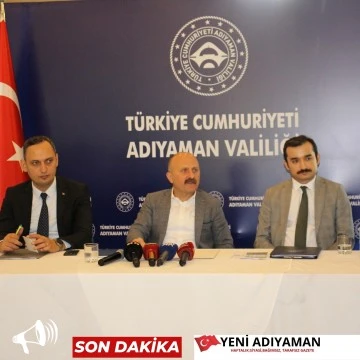 Adıyaman Valisi Dr. Osman Varol, Ağır hasarlı bina yıkımları hakkında bilgilendirmede bulundu