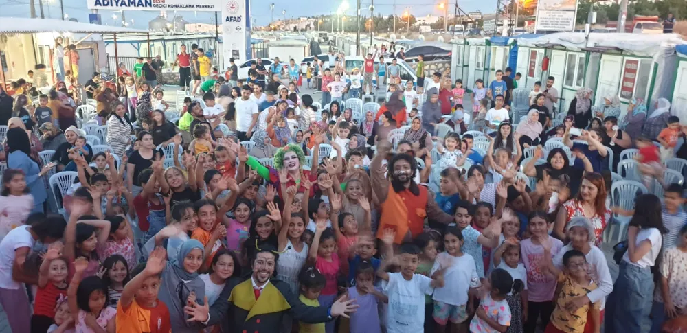 MASAL YOLU”, KONTEYNERDE YAŞAYAN ÇOCUKLARIN YÜZÜNÜ GÜLDÜRDÜ